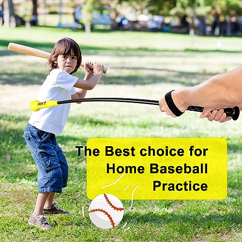Baseball Swing Trainer - Hitting Stick Batting Practice Equipment 54" - One-on-One Coaching Tool