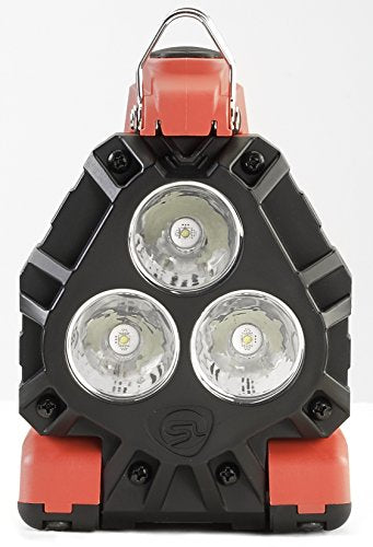 Rechargeable LED Lantern with AC/DC Charger, 1200 Lumens, Orange
