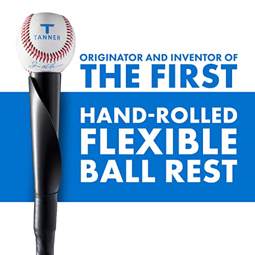 Heavy Adjustable Baseball & Softball Batting Tee with Weighted Claw Base