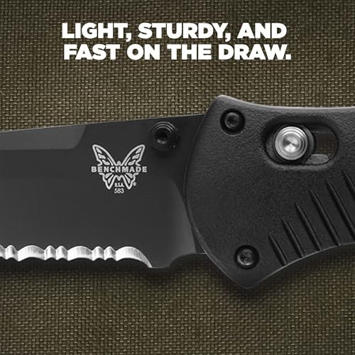 Benchmade Barrage Tactical Knife 154CM Steel Blade, Reversible Pocket Clip