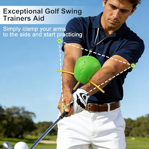 Golf Swing Trainer Aid for Posture and Mechanics Improvement