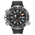 Citizen Eco-Drive Promaster Sea Depth Meter Watch Black Strap & Dial