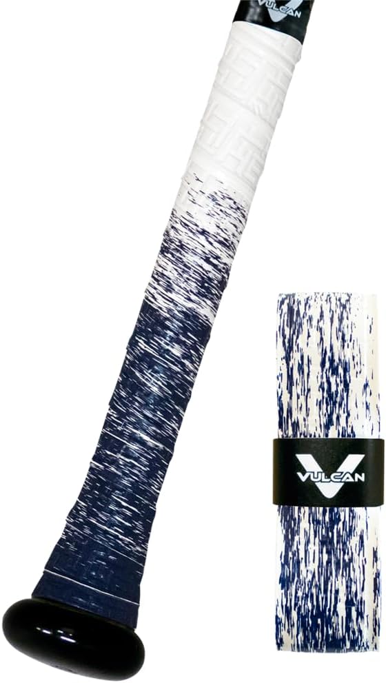 Vulcan Bat Grip - 0.50mm, 1.00mm, 1.75mm | Enhance Your Baseball/Softball Performance | Multiple Colors