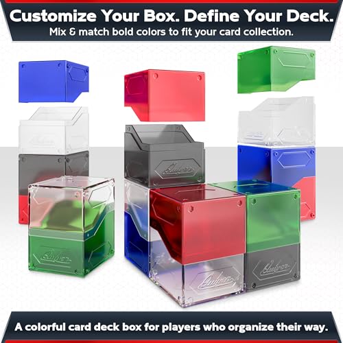 Quiver Time 100+ Nexus Red MTG Commander Deck Box - Modular Card Storage