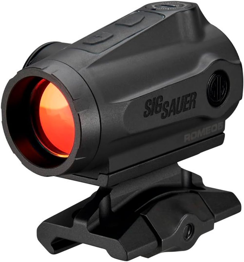 SIG SAUER ROMEO5 GEN II 1x20mm Compact Waterproof Rifle Dot Sight - 12 Illumination Settings, Parallax-Free Design