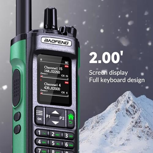 Baofeng DM-32 UV/Analog Digital 2-Way Radio GPS Satellite Matching Black
