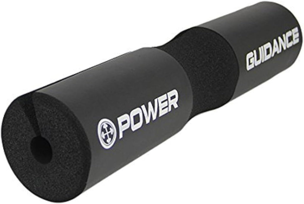 POWER GUIDANCE Barbell Squat Pad - Protective Neck & Shoulder Cushion for Squats, Lunges & Weight Lifting - Fits Standard & Olympic Bars