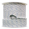 Extreme Max BoatTector Double Braid Nylon Anchor Line 1/2" x 150' White with Blue Tracer