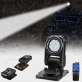 LuxBang 45W 4500LM LED Remote Search Light for Trucks & Marine 360° Rotating, 12-24V Permanent Mount