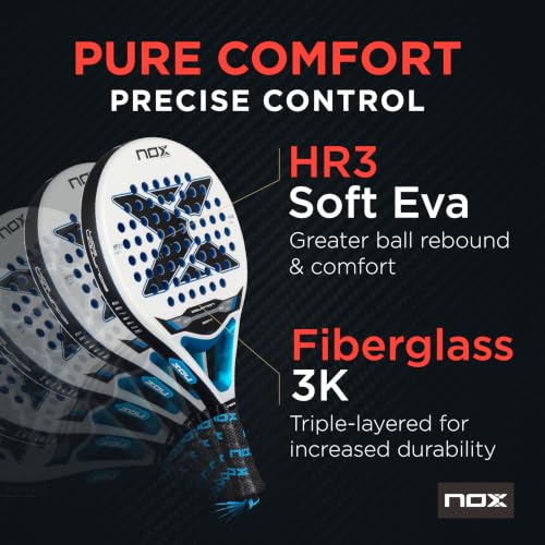 NOX Soft Padel Racket Equation 2026 Round Shape for Comfort & Spin