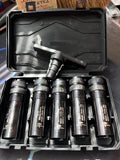 12 Gauge Choke Tube Set for Shotgun - Compatible with Mobilchoke Threads, Steel Shot Ready, 5 Constrictions