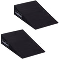 Squat Wedge Block Non-Slip Slant Board Calf Stretcher, 2pcs Ankle Foot Knee Leg Stretch Ramp, Heavy Duty Incline for Heel Elevated Exercise, Deadlift, Lunge, Yoga, Pilates, Physical Therapy