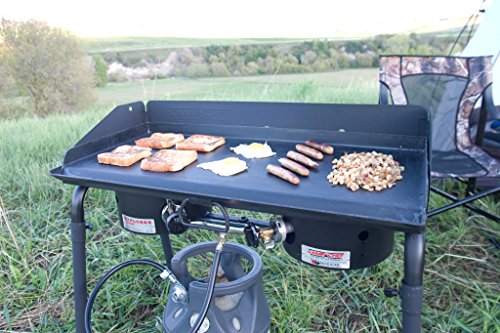 Camp Chef Steel Fry Griddle 14-inch Two Burner Camping Accessory