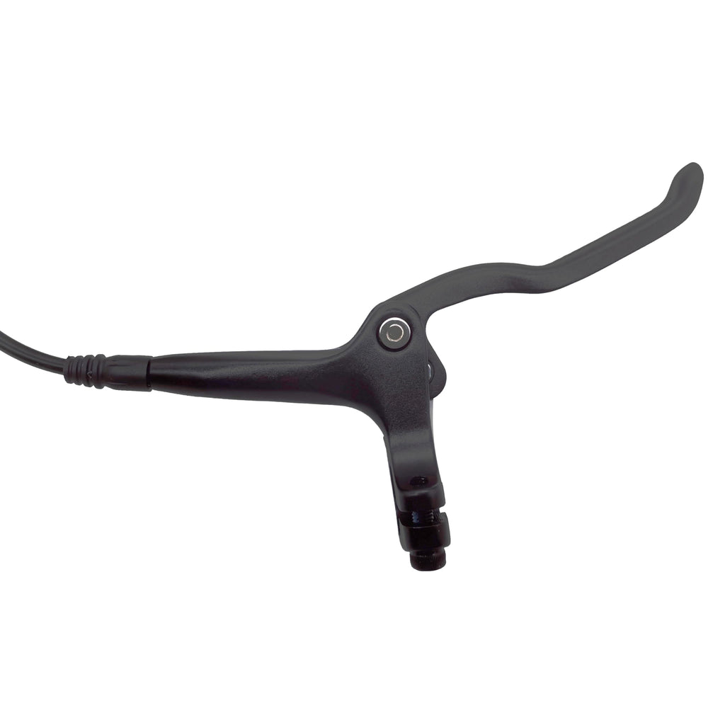 Tianeraus Mountain Bike Hydraulic Brake and Lever - Left Front 850mm Adapter Aluminum Alloy Hydraulic Bike Brakes, is/PM Adapter, Resin Pads, Black (is/PM)