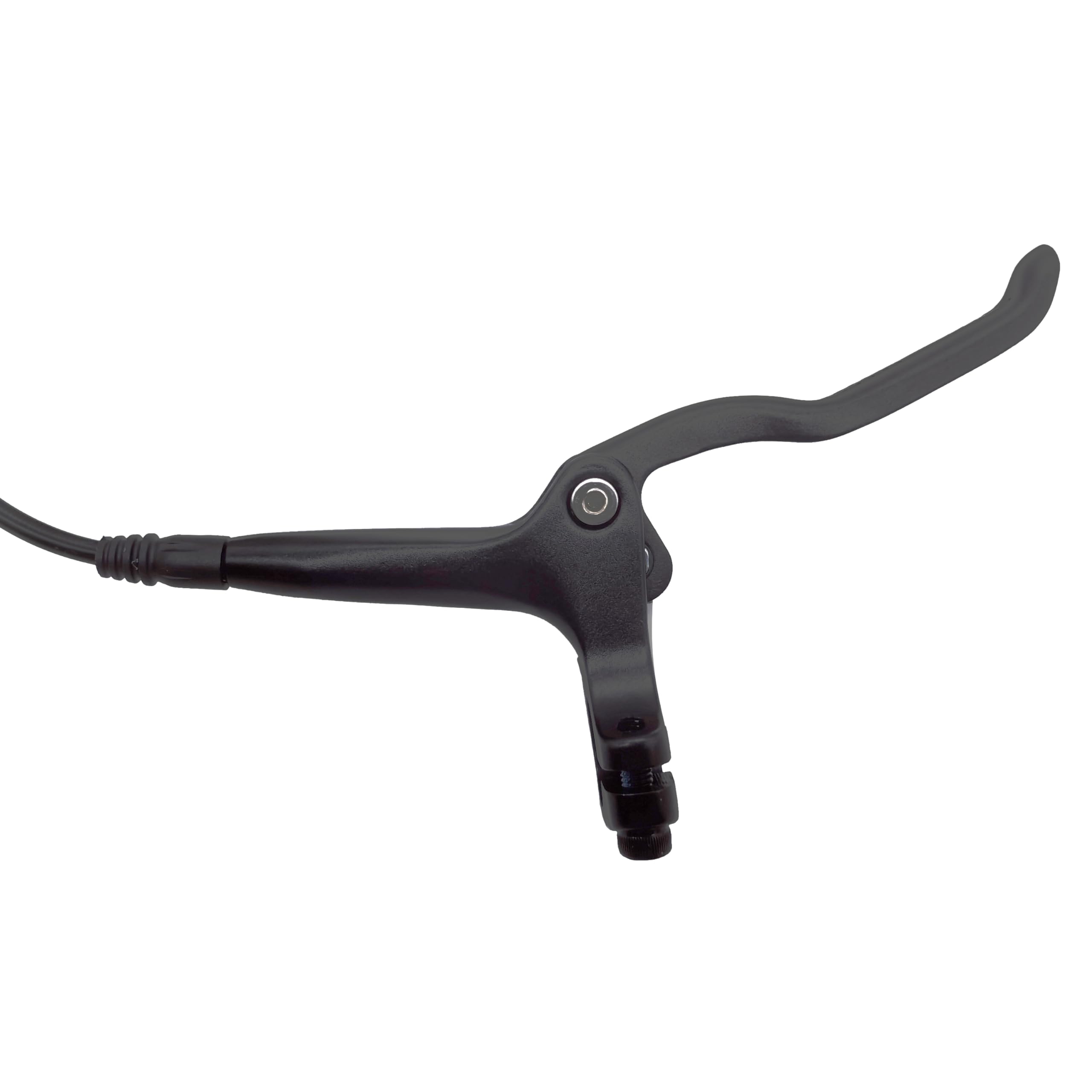 Tianeraus Mountain Bike Hydraulic Brake and Lever - Left Front 850mm Adapter Aluminum Alloy Hydraulic Bike Brakes, is/PM Adapter, Resin Pads, Black (is/PM)