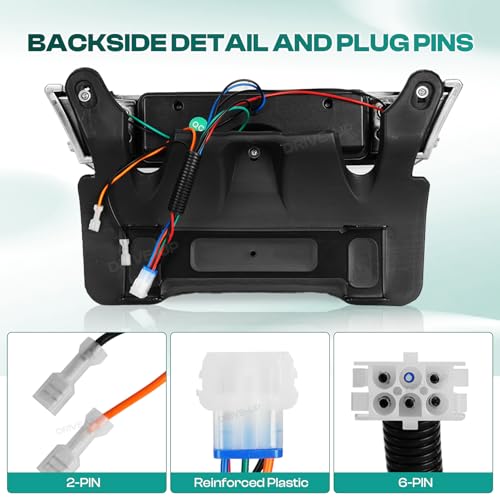 Golf Cart Headlight LED Replacement for Club Car Precedent 2004-UP