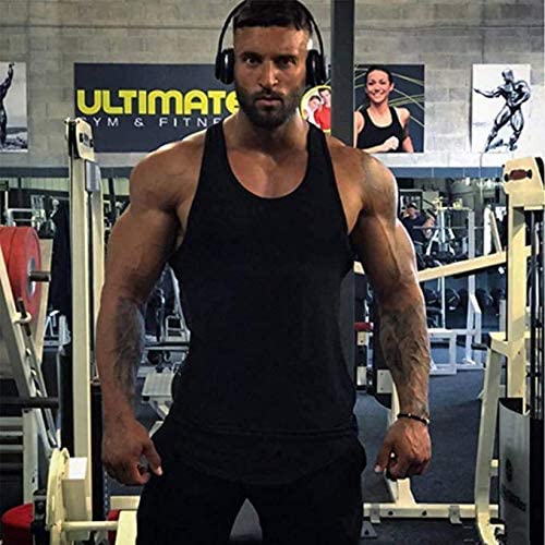 Men's Quick Dry Workout Tank Top 3 Pack - Gym Muscle Sleeveless T-Shirts