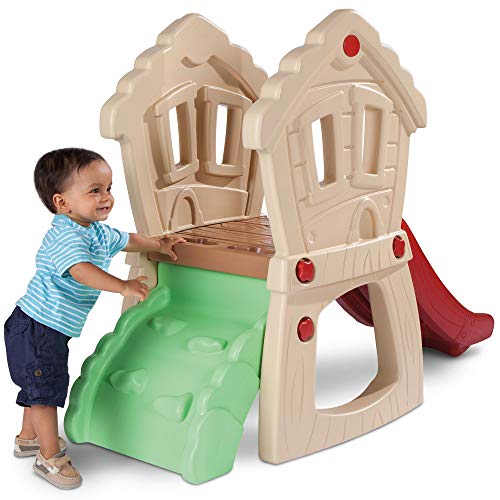 Little Tikes Hide and Seek Climber Red/Cream/Green Toddler Playset, Ages 1-4
