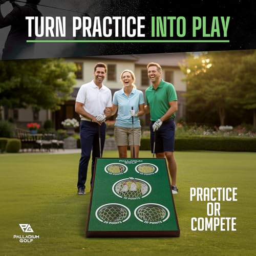 Golf Chipping Game Board Set - Indoor & Outdoor Short Game Practice