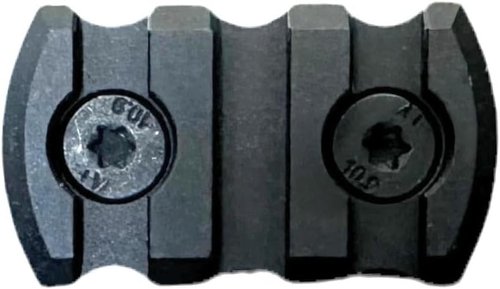 Continental Liberty MLOK Picatinny Accessory Rail Section - Ultralight 6061 Aluminum Mount for Lights, Lasers, Grips | Available in 3, 5, 7, or 9 Slots