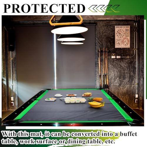 Leyndo 8 ft Foldable Foam Pool Table Insert for Dining & Game Conversion