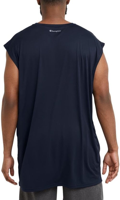 Champion Men's Sleeveless Muscle T-Shirt - Sporty Tank Top for Active Lifestyle | Reg. & Big & Tall Sizes