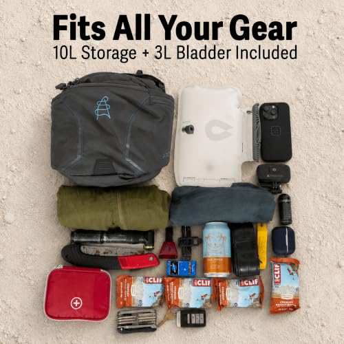 Arctos Mountain Bike Hydration Pack with Bladder - Bounce-Free Lumbar Design
