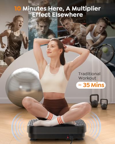 Burever 150W Full Body Vibration Plate for Fitness & Weight Loss