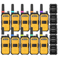 Retevis RB48A Waterproof Walkie Talkies with Dual Charger, Long Range, IP67 Adults