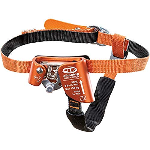 Climbing Ascender Foot Tool for Rope Climbing & Tree Work - Right Orange