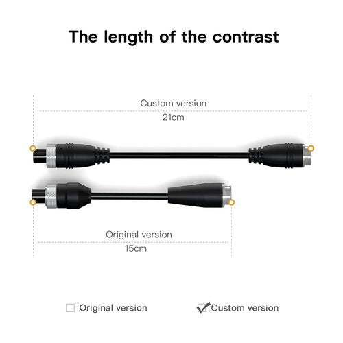 stio Power Extension Cable Compatible with Ninebot by Segway Go Kart Kit Gokart PRO Ninebot S MAX/S/miniPRO Scooter Lengthen Adapter Cable Accessories