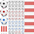 Yasuwekik 36 Pack Deflated Soccer Balls with Pump for Christmas Shoebox Gifts