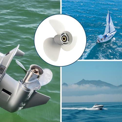 Boat Propeller for Yamaha 50-130HP 14x11 Pitch - Aluminum, 3-Blade, Right-Hand
