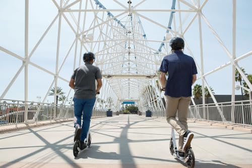 Razor A6 Kick Scooter White for Taller Riders - Adjustable Handlebar, 10" Wheels, Foldable