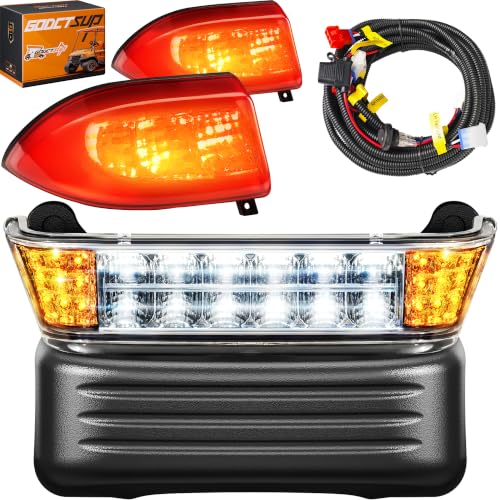 Golf Cart LED Headlight and Taillights Kit for Club Car Precedent 2004-Up, 12V Light Set