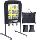Baseball Pitching Net with Strike Zone - Adjustable Portable Training Equipment