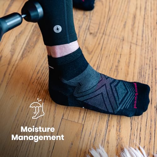 Men's Athletic Crew Socks Large Black Multipack - Breathable & Durable