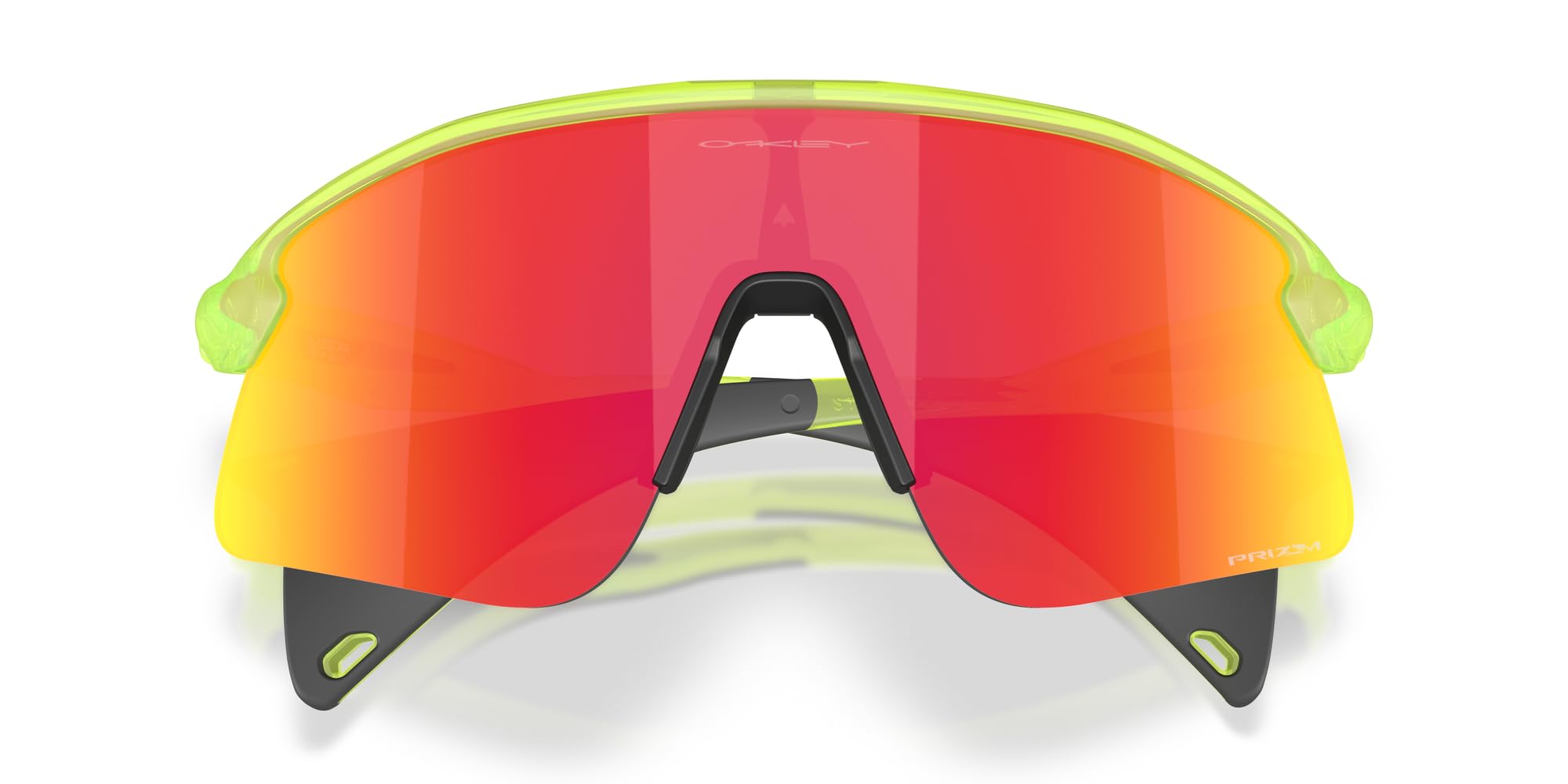 Oakley OO9518 Stunt Devil S Sunglasses, Matte Uranium/Prizm Ruby, 36 mm