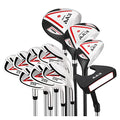 KVV Men's 11-Piece Golf Club Set - Right-Handed, Black, Without Stand Bag