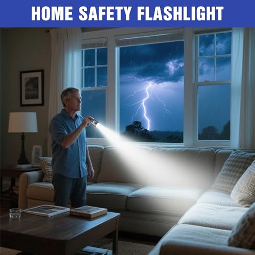 6 Pack Rechargeable Emergency Night Lights with Auto On Power Outage - Silver, Model 6