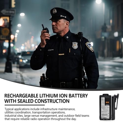 2-Pack 7.2V 2500mAh Lithium-Ion Battery for R7 Two-Way Radios