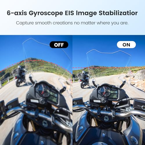 4K Action Camera with 64GB Waterproof POV Sport Cam 20MP Stabilization