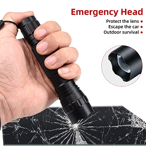 Darkbeam Red Light Flashlight Kit with Zoom Focus - 150m Visibility - Variation: Red Lens Clip