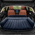 HAOYAO Blue SUV Air Mattress Inflatable Car Bed with Flocked Surface, Adjustable Bolsters & Electric Pump