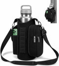 Skiennix Magnetic Gym Bag Water Bottle Carrier - Phone Pockets & Shoulder Strap Organizer