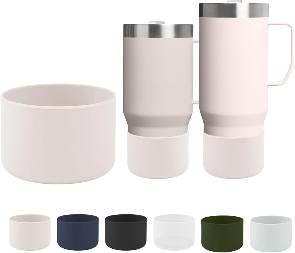 WUQID Silicone Boot - Anti-Slip & Anti-Dent Sleeve for Stanley Suburban 24oz/30oz & Owala Freesip 30/40oz