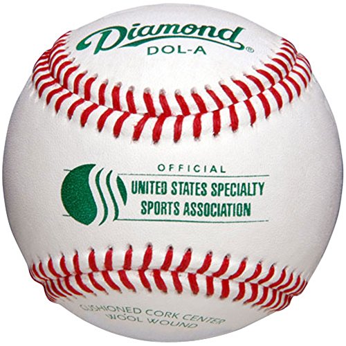 Diamond USSSA Dol-A Leather Baseballs 12 Pack - Tournament Grade 9" Baseballs