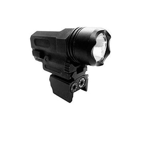 GOTICAL- Best Combination 2 in 1 Flashlight and Red Laser Sight Compact with 20 mm Picatinny Rail Mount for Hand Gun Accessories Rifles Used in Hunting