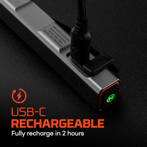 NEBO Edge 800 Pen Light - 800 Lumen LED Inspection Flashlight - Rechargeable, Tactical, Compact
