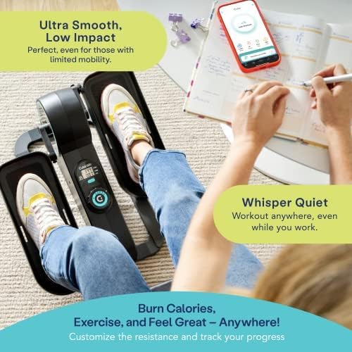 Cubii Move - Portable Under Desk Elliptical Bike | Adjustable Workout Levels for Adults & Seniors